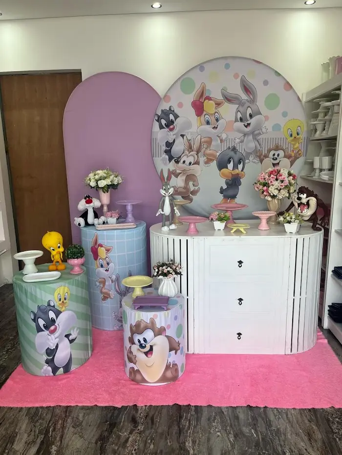 Decoração Baby Looney Tunes menina - Verônica Festas