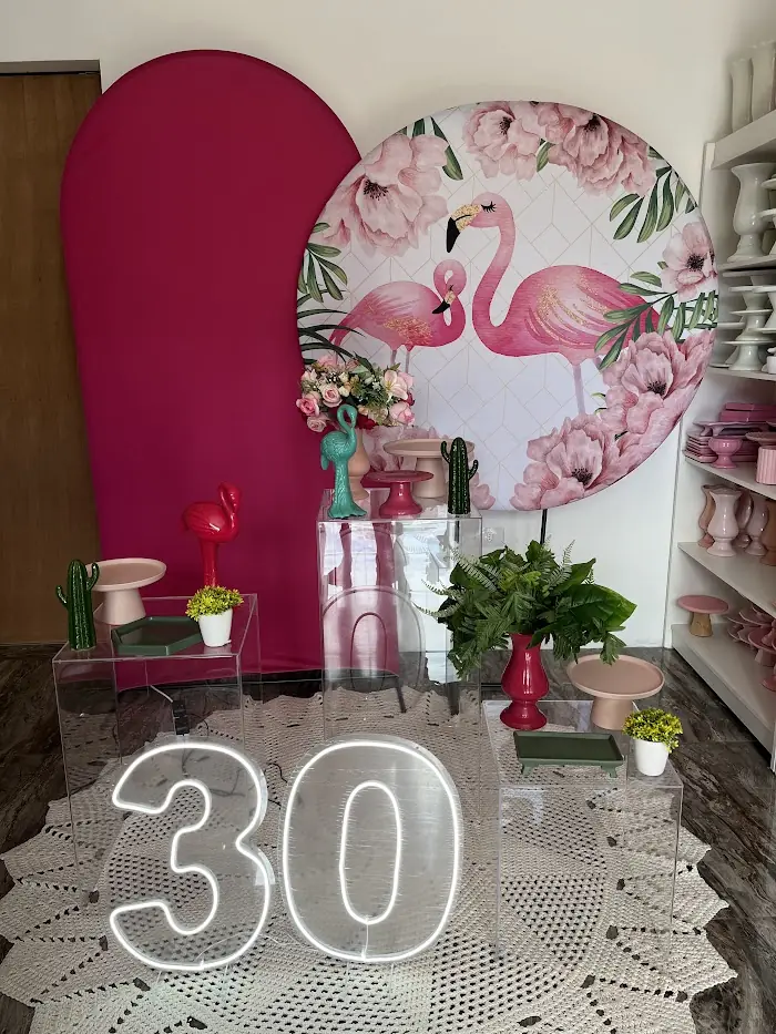 Decoração Flamingo / Tropical 1 - Verônica Festas