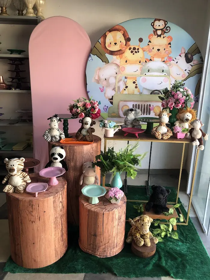 Decoração Safari Rosa 1 - Verônica Festas