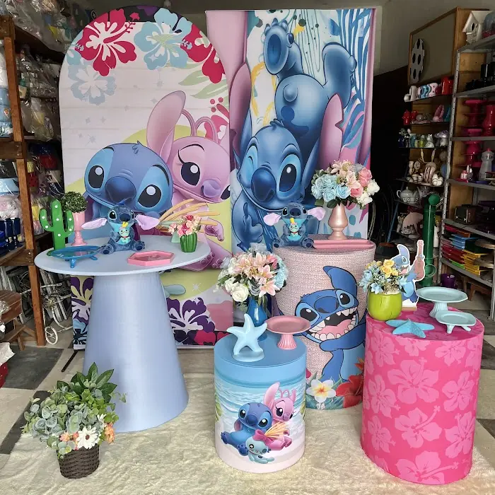 Decoração Stitch e Angel - Verônica Festas