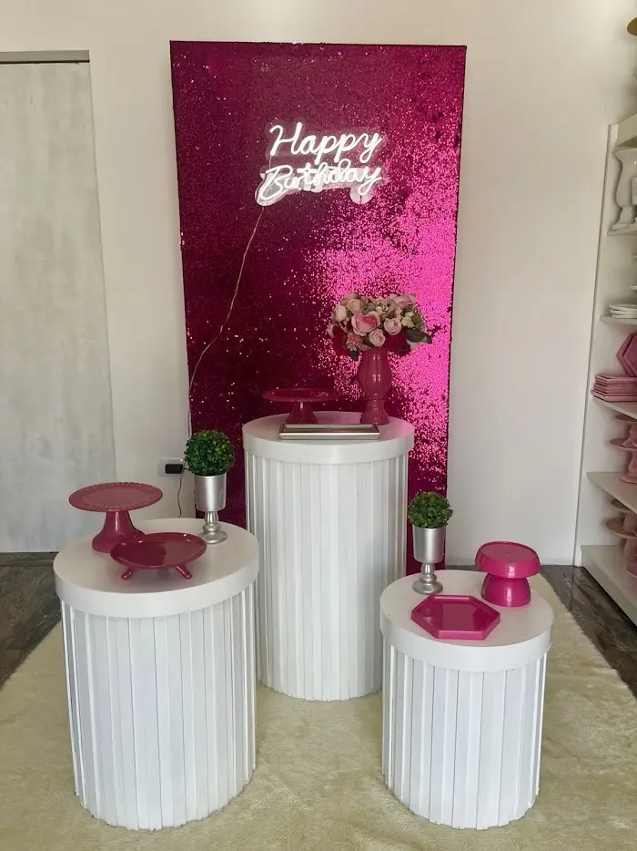 Decoração Glamour Pink - Verônica Festas
