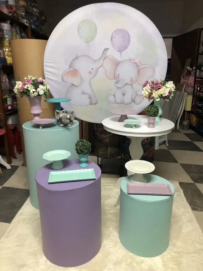Decoração Chá Revelação Elefantinho 2 - Verônica Festas